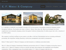 Tablet Screenshot of efmooreco.com